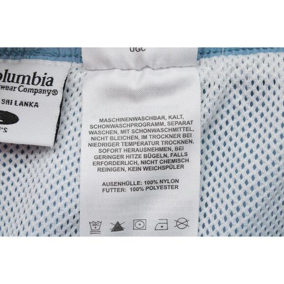 Columbia PFG Mesh Lined Swim Trunks Men's Large Packable Blue Nylon Fishing - Picture 8 of 11